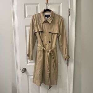 Ann Taylor Classic Beige Trench Coat